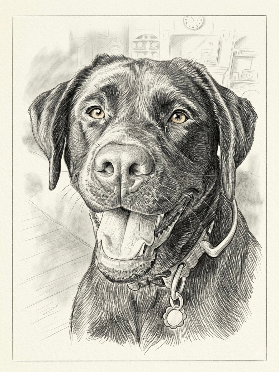 Simple Pencil Portrait