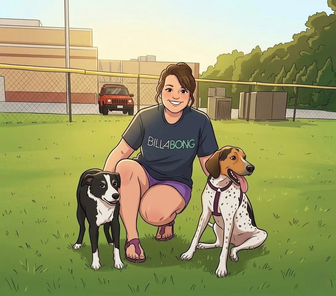 Best Friends Cartoon Portrait